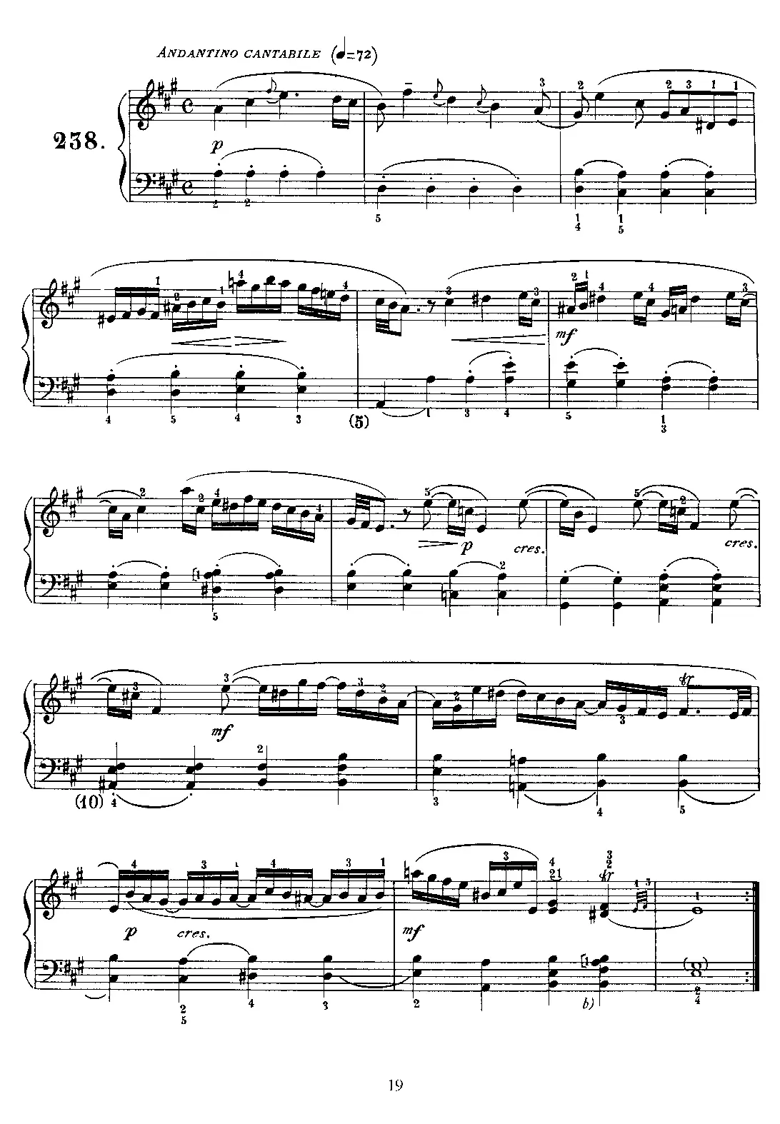 Keyboard Sonata in A major - Page 1