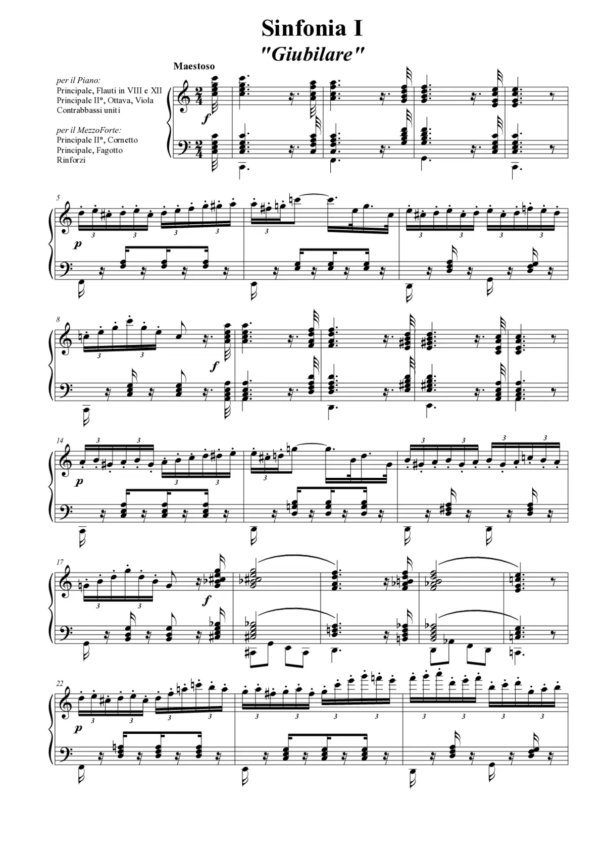 12 Sinfonie - Page 1