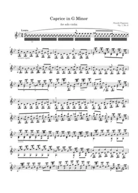 24 Caprices for Solo Violin Op.1