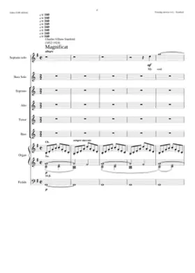 Magnificat and Nunc dimittis in G Op. 81