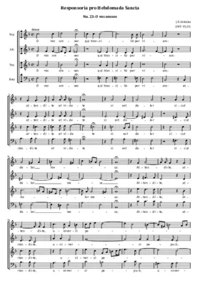 O vos omnes, ZWV 55:23