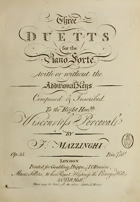 3 Duets for Piano 4-Hands, Op.35