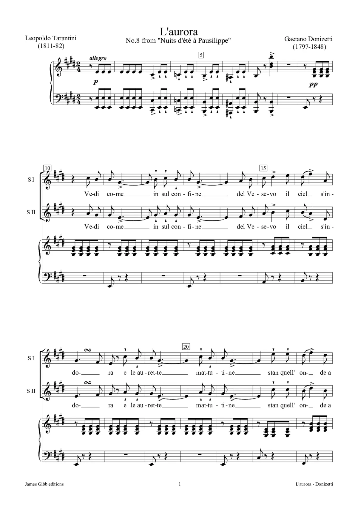 L'aurora - Page 1