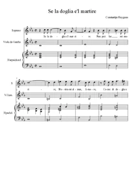 Se la doglia e'l martire