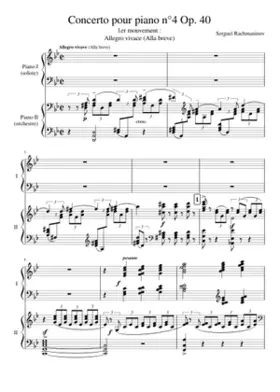 Piano Concerto No. 4 in G minor Op. 40