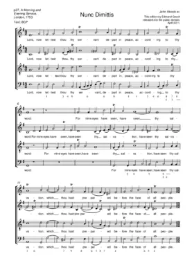 Nunc dimittis