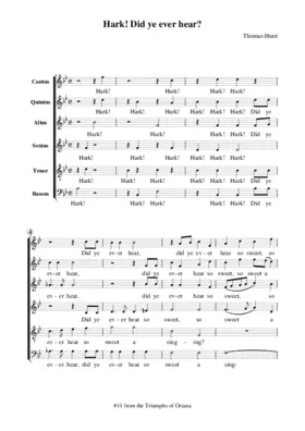 Hark! Did ye ever hear