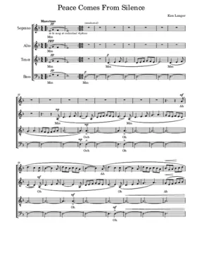 Peace Comes From Silence