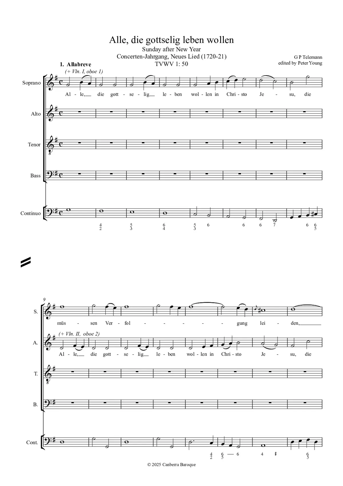 Alle, die gottselig leben wollen - Page 1