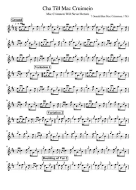 Cha Till Mac Cruimein
