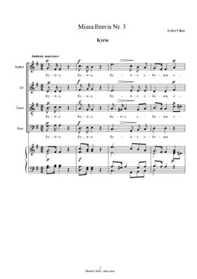 Missa brevis No. 3 in G