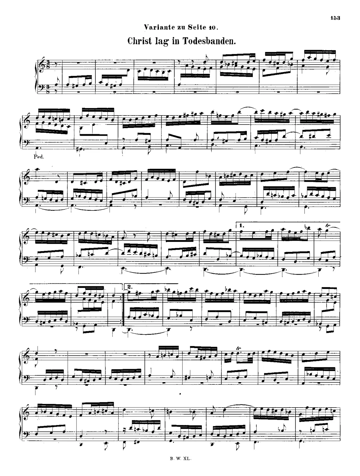 Fantasia super 'Christ lag in Todesbanden' - Page 1