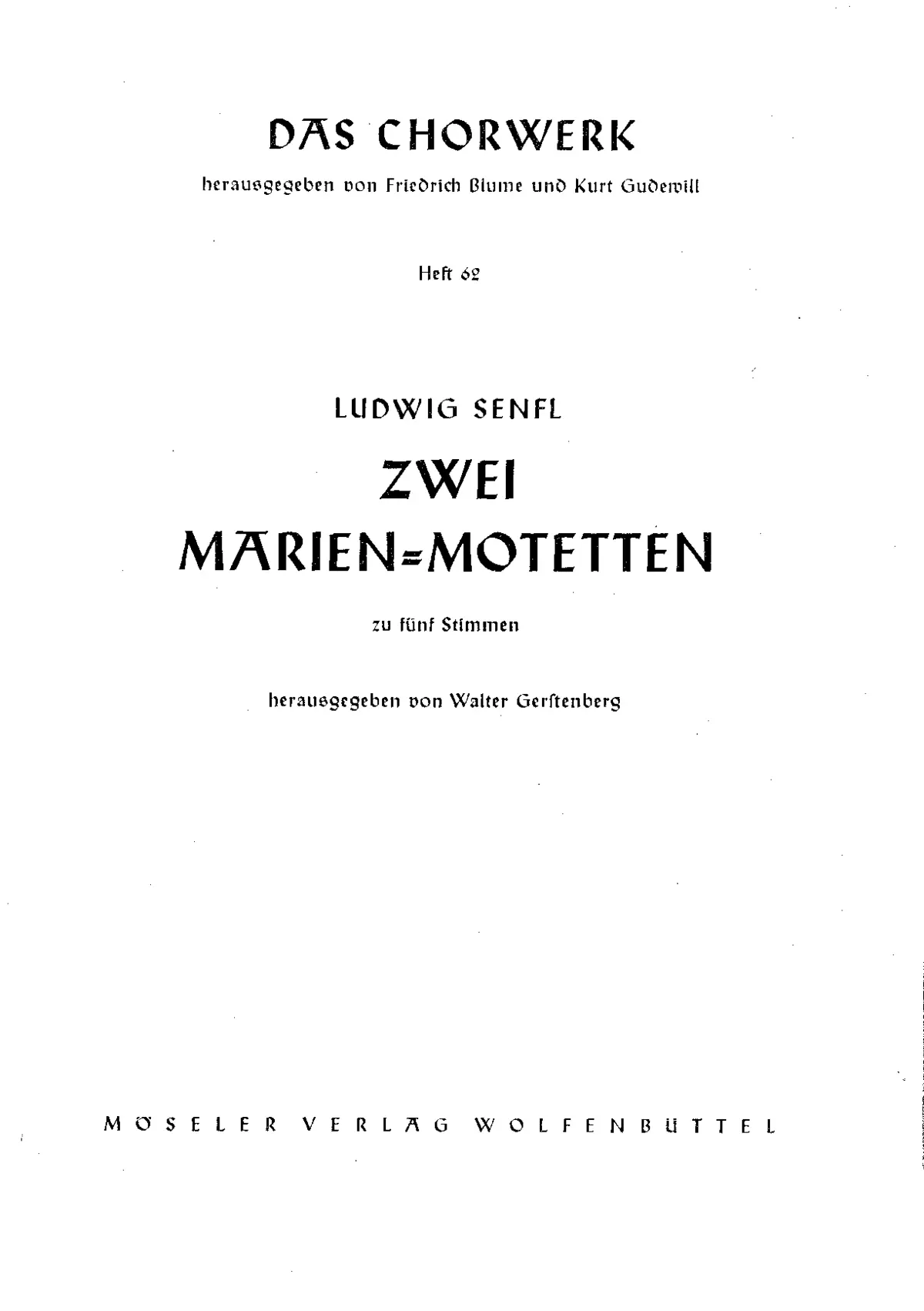 2 Marian Motets - Page 1