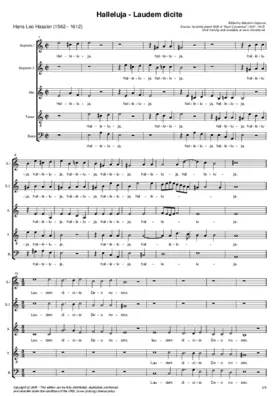 Alleluia. Laudem dicite a 5