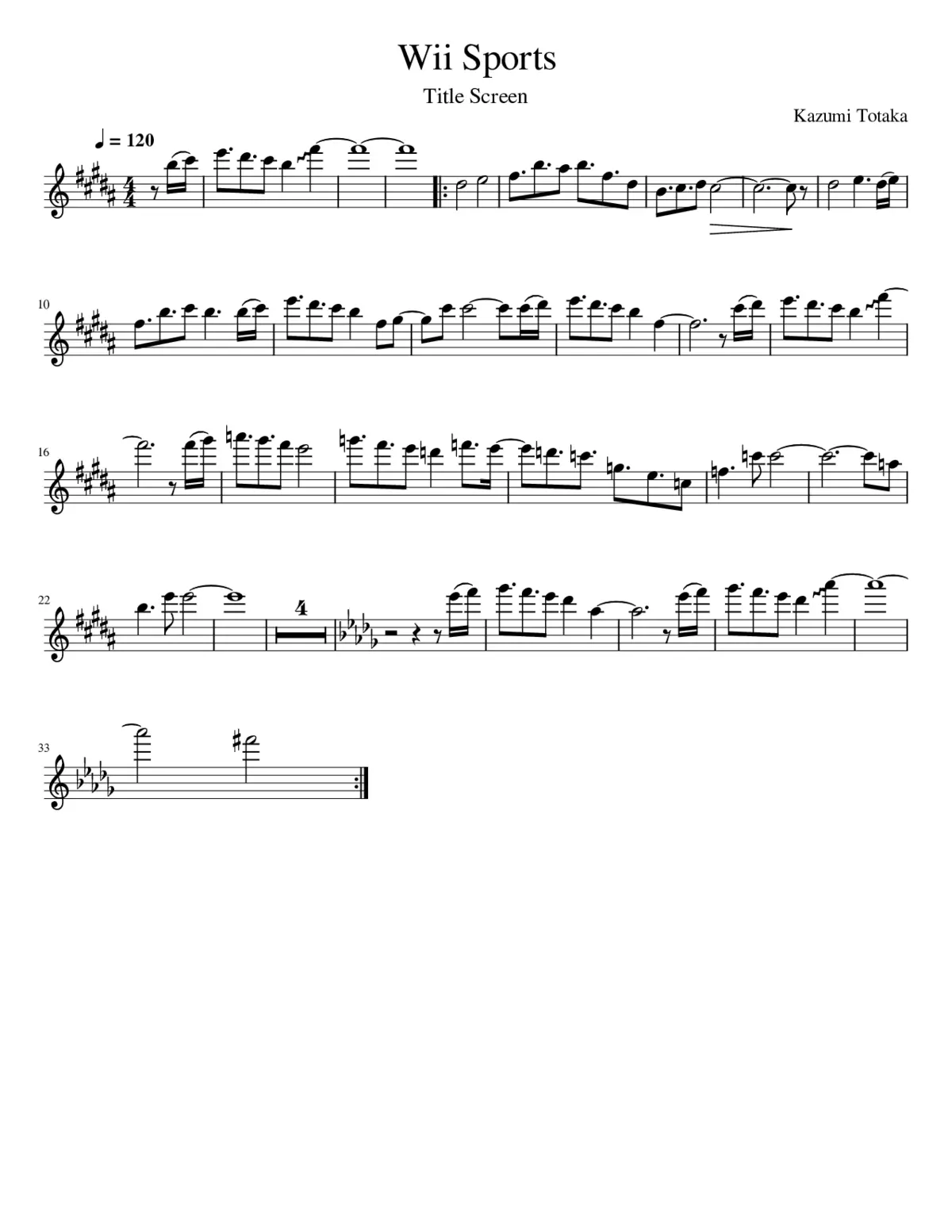 wii sports theme - Page 1