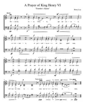 A Prayer of King Henry VI