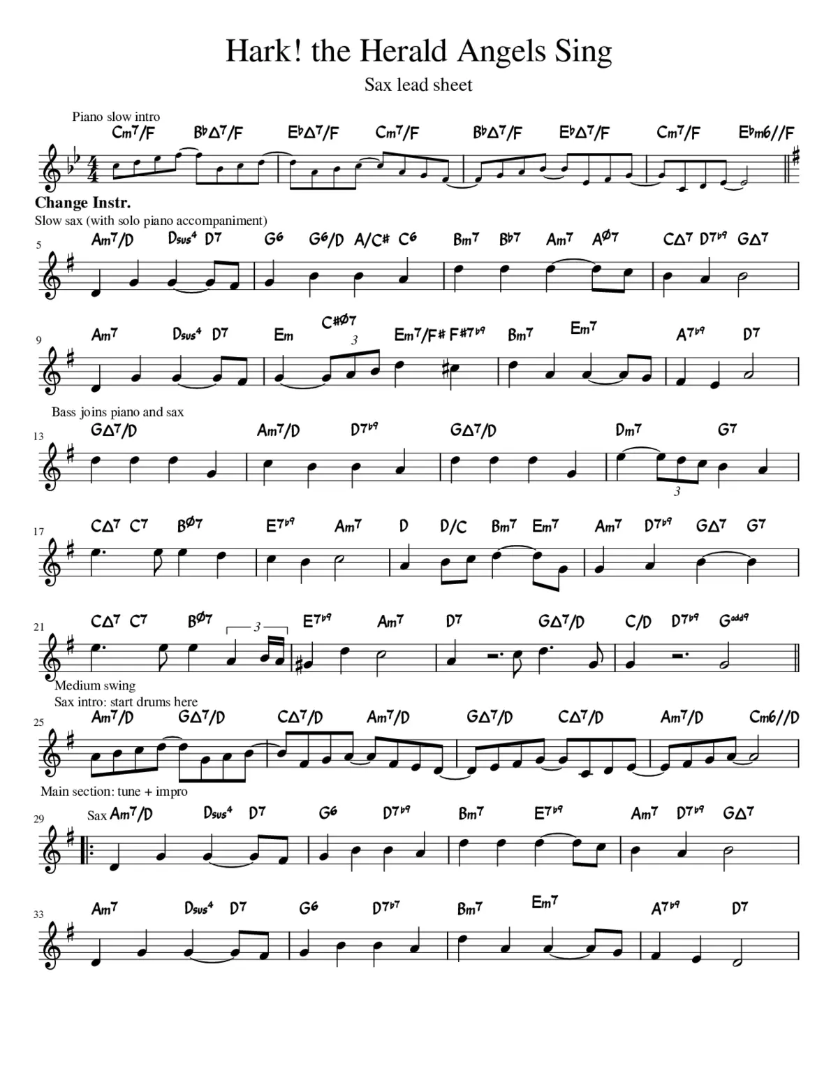 Hark the Herald Angels Sing - Page 1