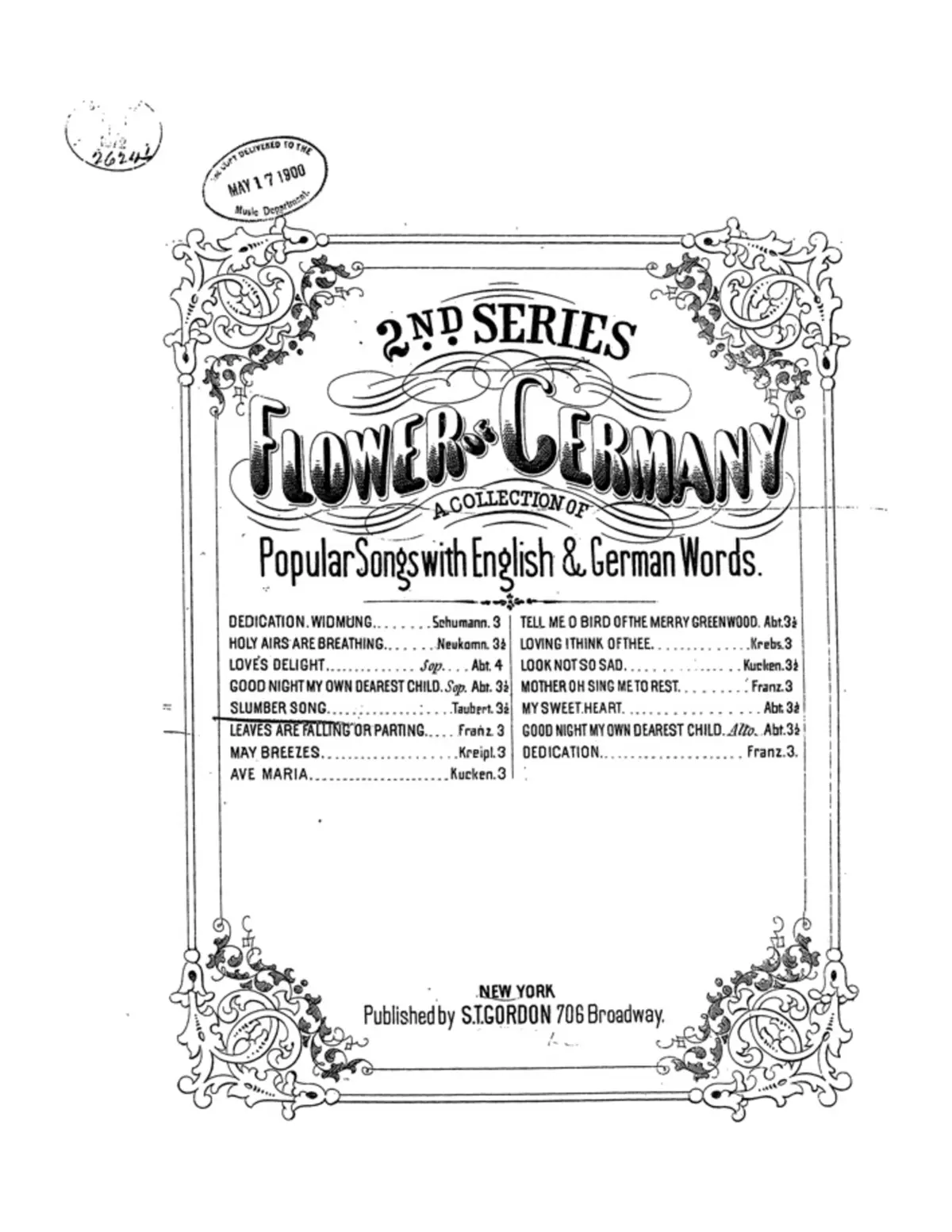 12 Gesänge - Page 1