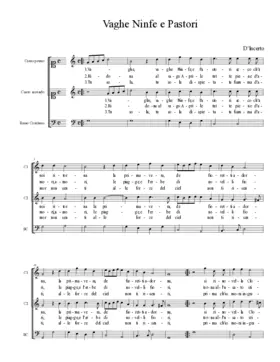 Vaghe Ninfe e Pastori