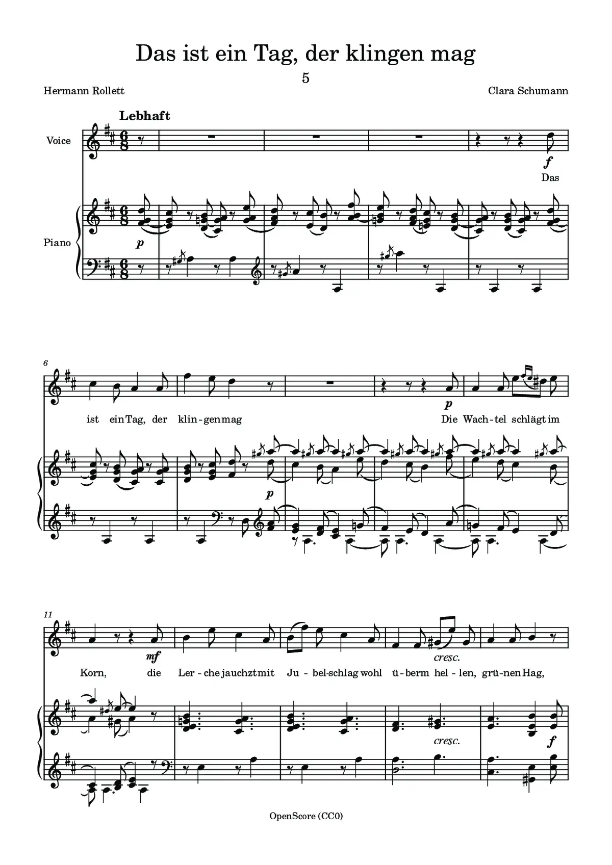 Das ist ein Tag, der klingen mag - Page 1