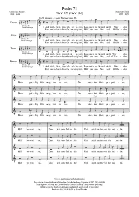 Auf dich, Herr, trau ich alle Zeit, SWV 168