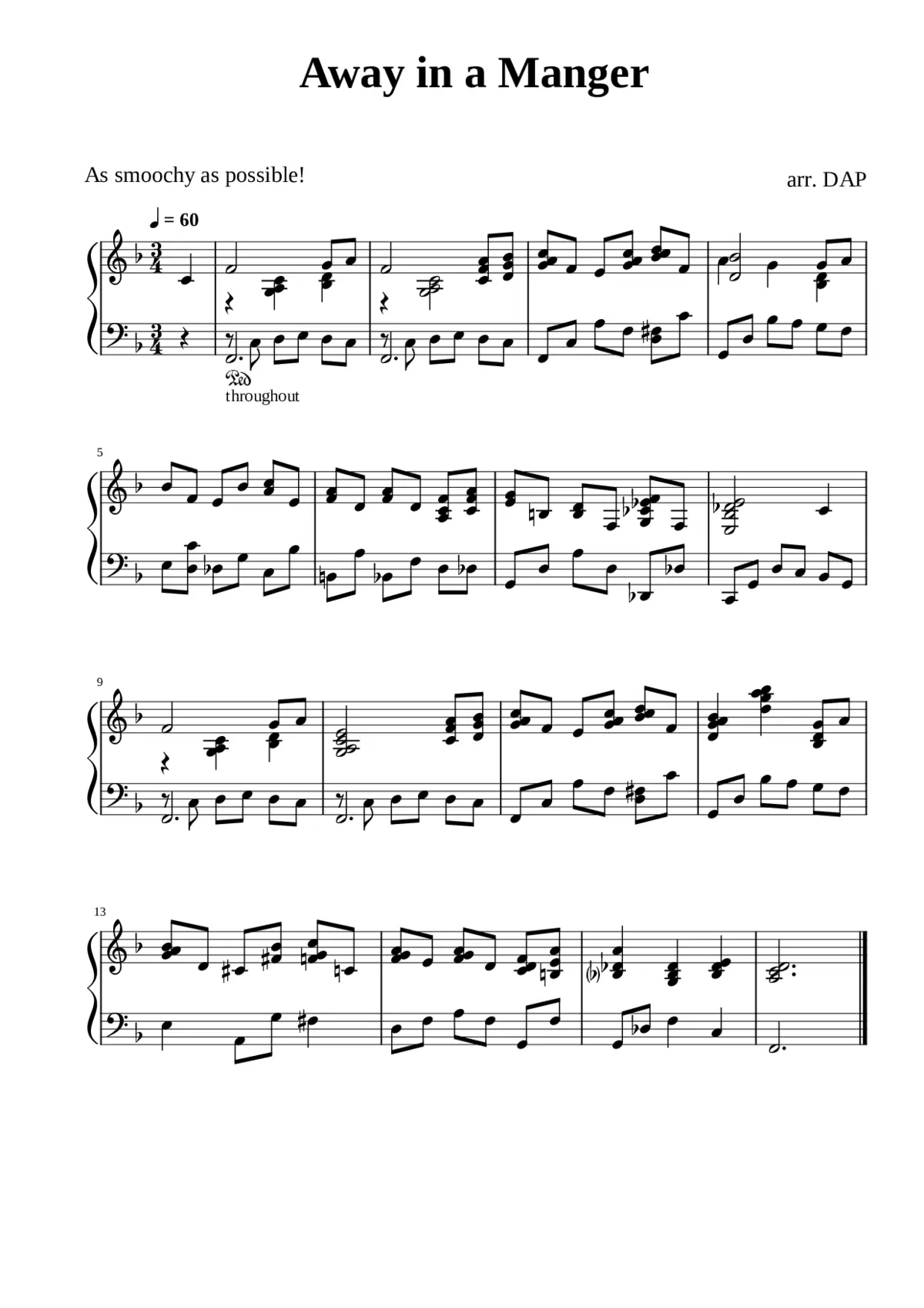 away in a manger - Page 1