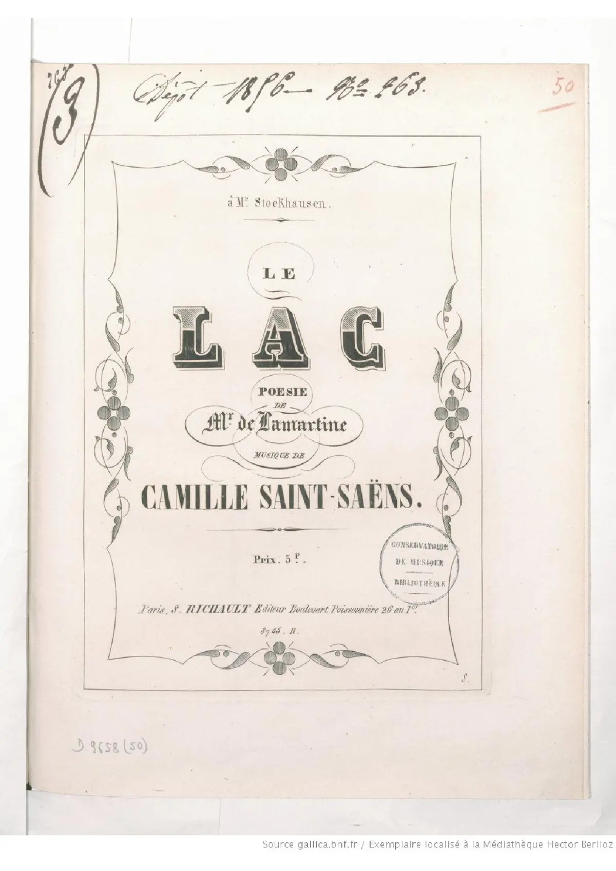 Le lac - Page 1