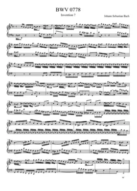 Invention in E minor BWV 778