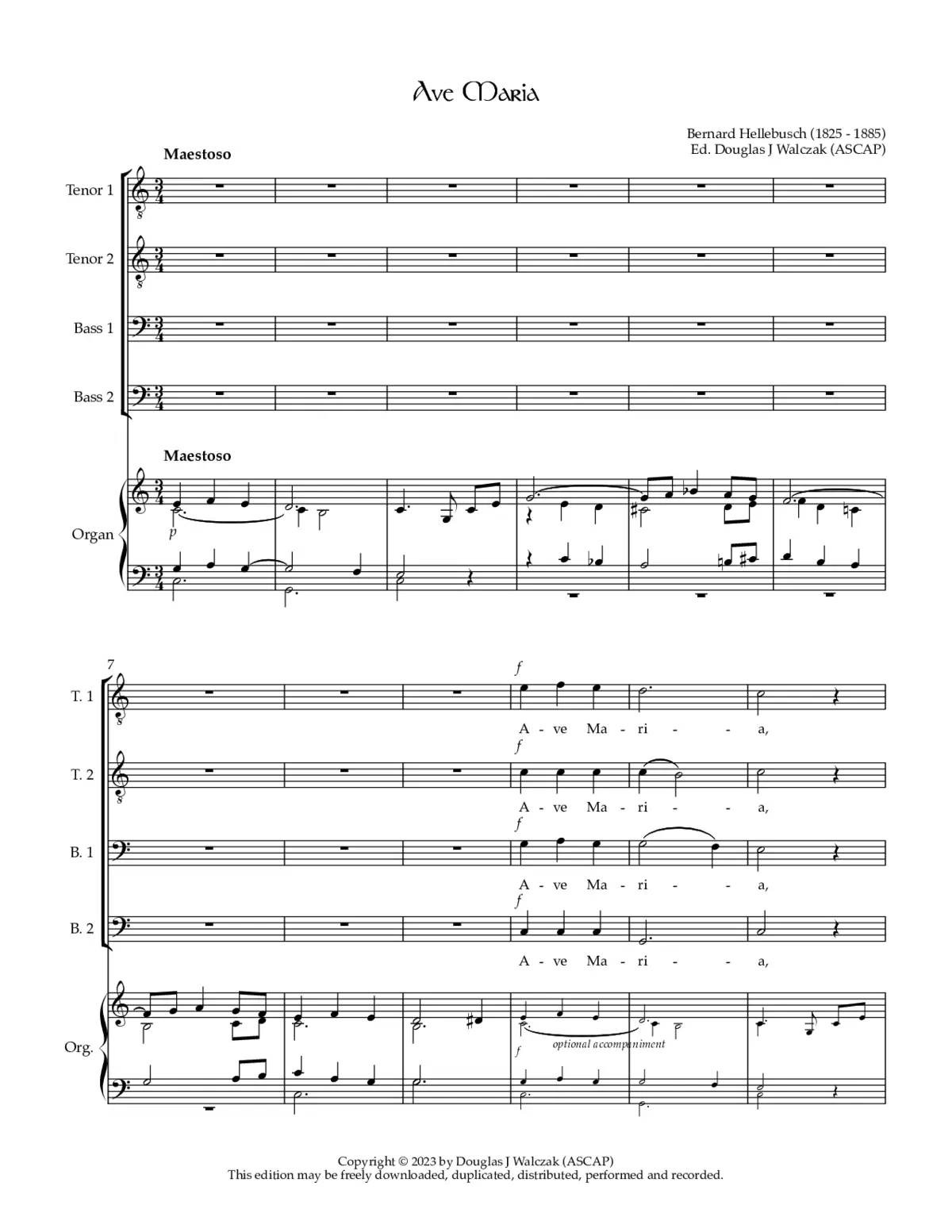 Ave Maria - Page 1