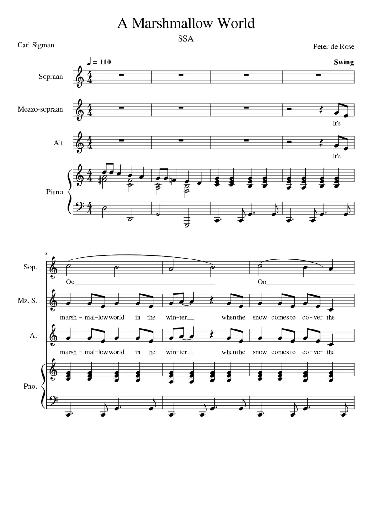 Fugue in D minor - Page 1