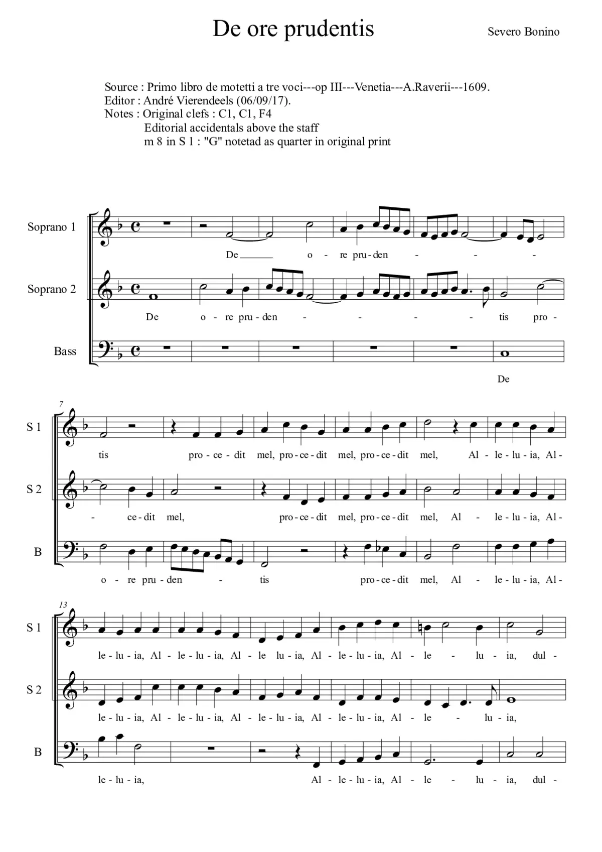 De ore prudentis - Page 1