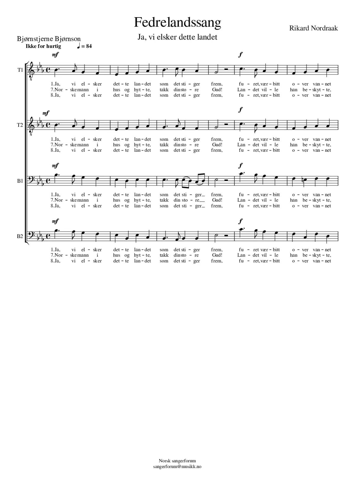 Ja vi elsker dette landet - Page 1