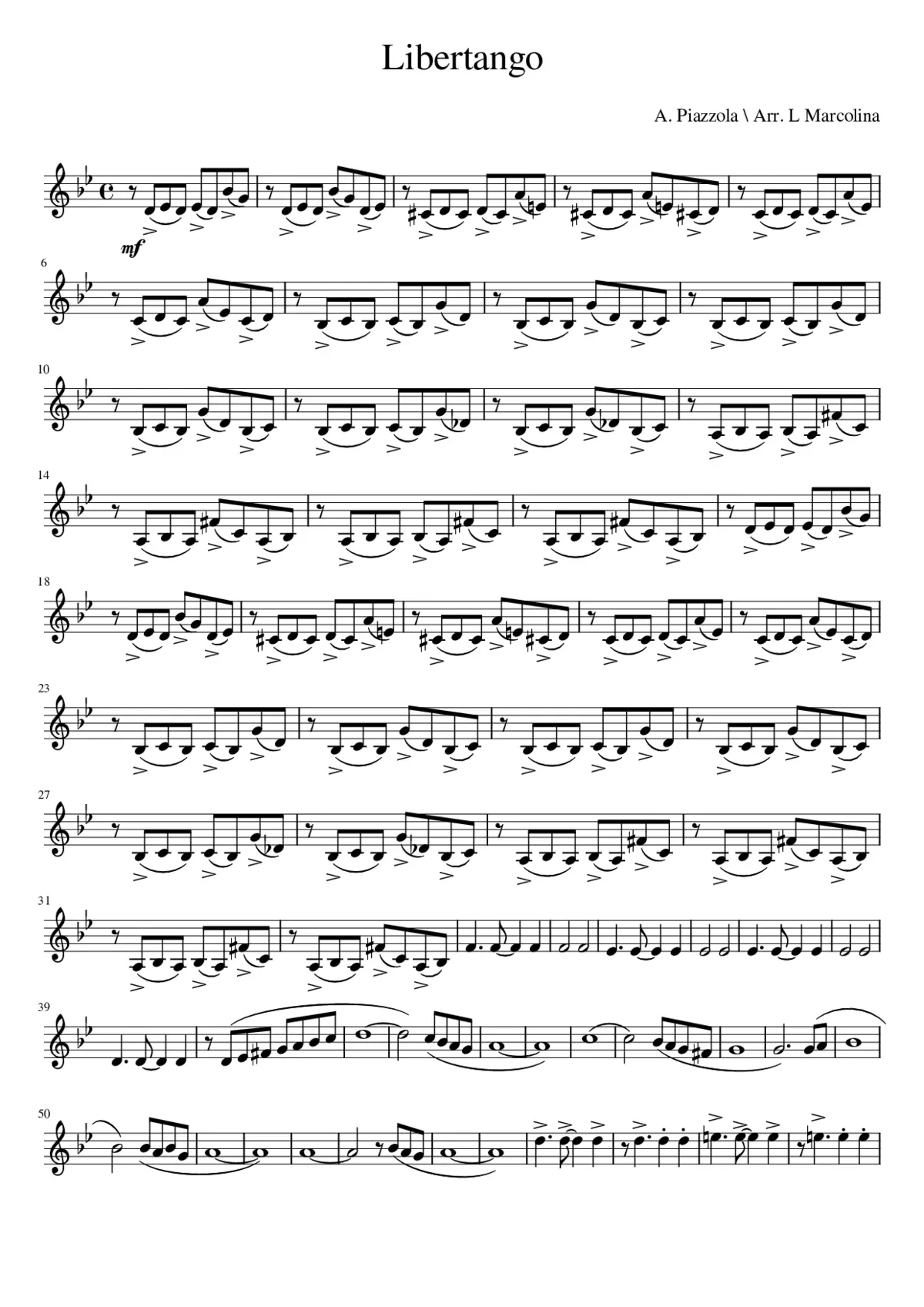 Libertango - Page 1