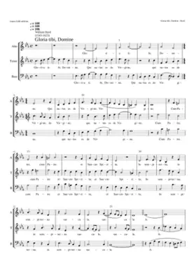 Gloria tibi Domine