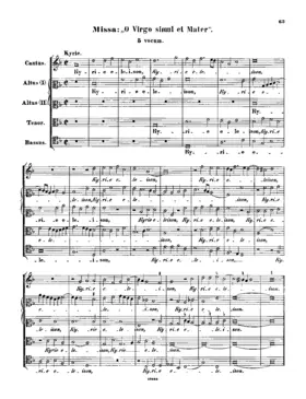 Missa O virgo simul et Mater