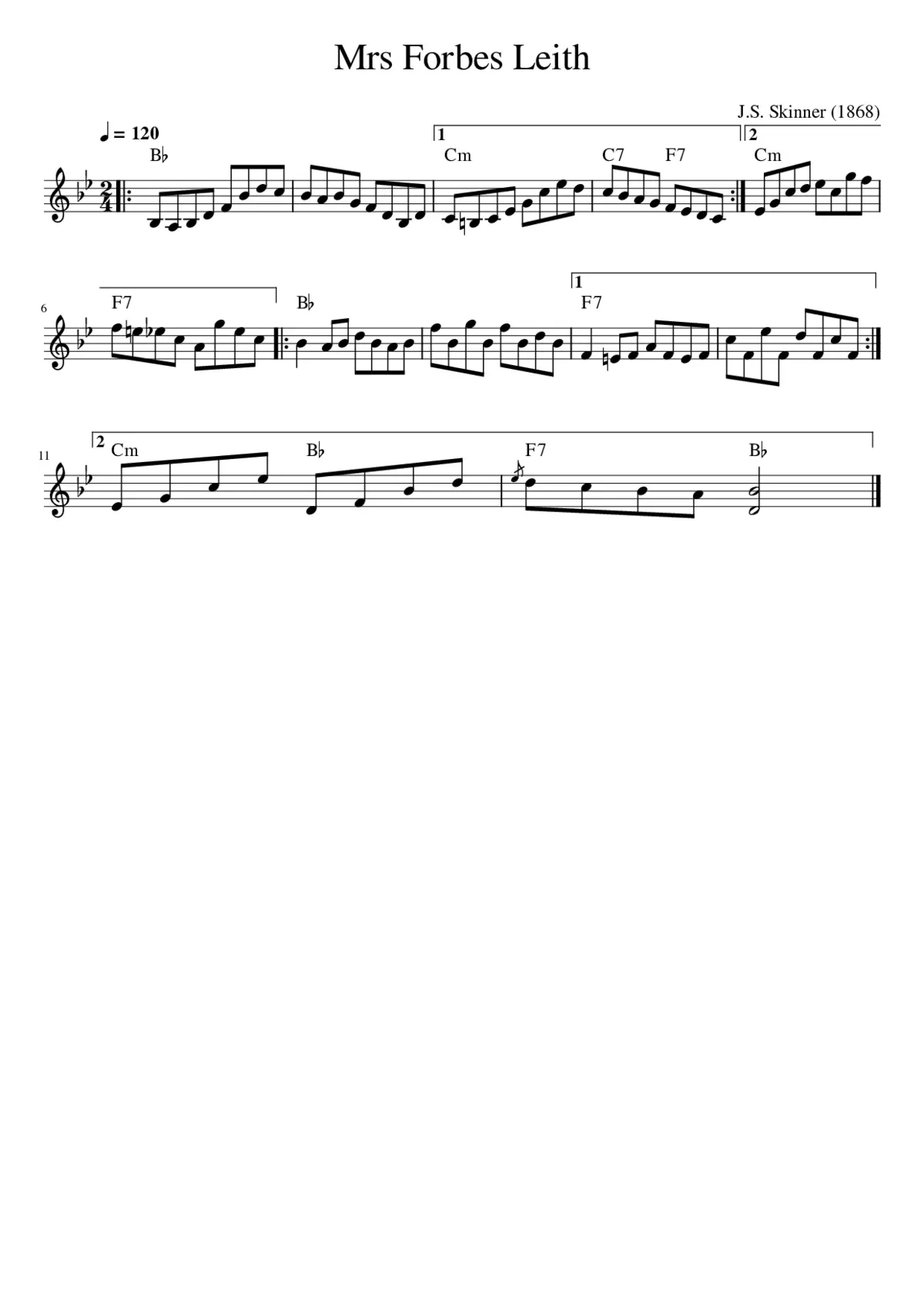 Mrs Forbes Leith - Page 1