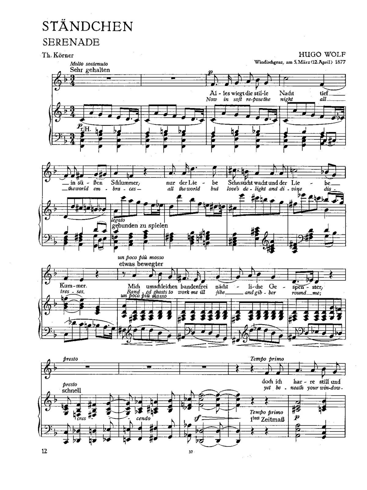 Ständchen - Page 1