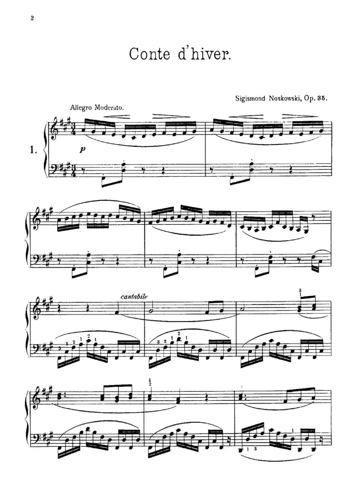 3 Piano Pieces - Page 1
