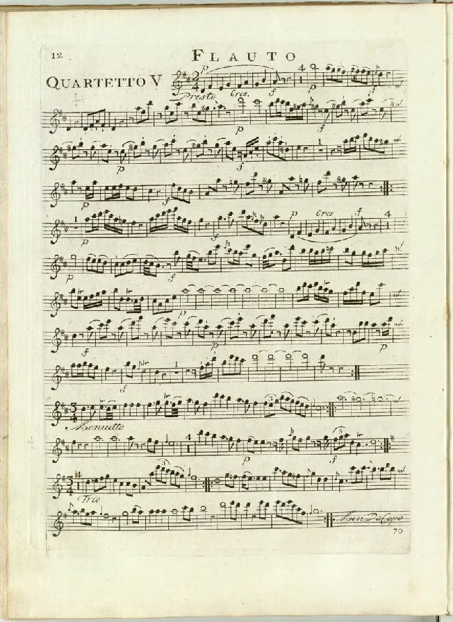 Divertimento in D major, Hob.II:D11 - Page 1