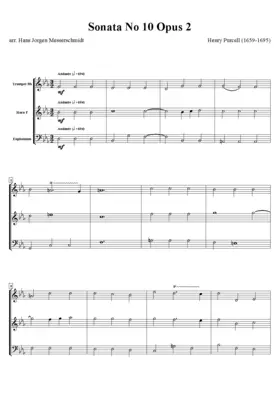 Sonata in 3 parts No. 10