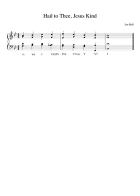 hail to thee jesus kind