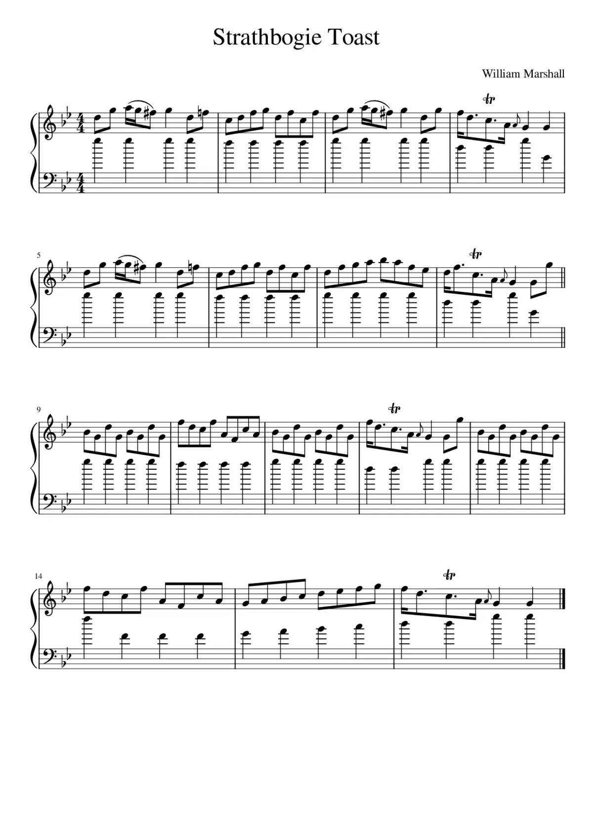 Strathbogie Toast - Page 1