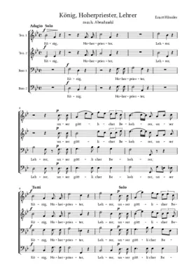 König, Hoherpriester, Lehrer