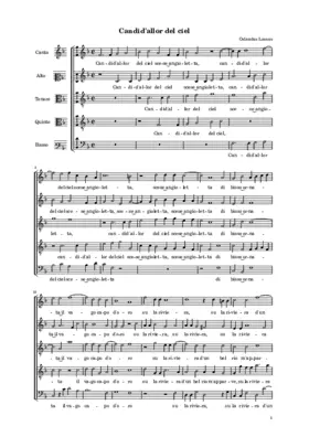 Candid'allor del ciel