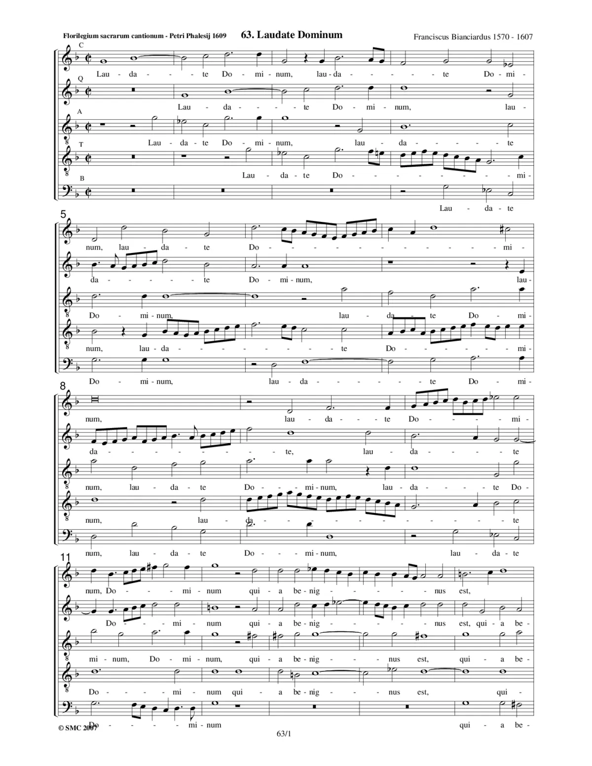 Laudate Dominum - Page 1