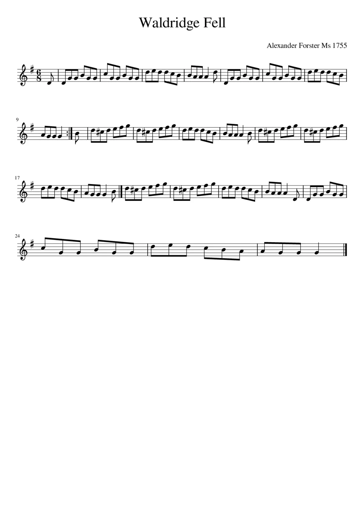 Waldridge Fell - Page 1