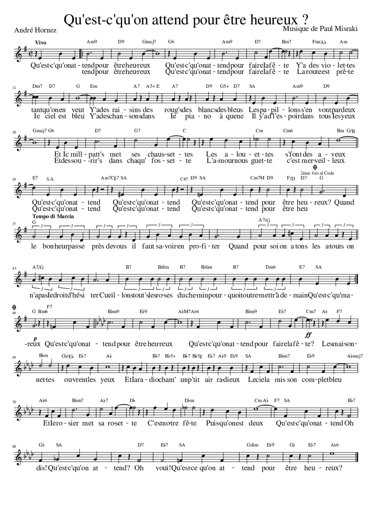 Qu'est-ce qu'on attend pour être heureux - Page 1