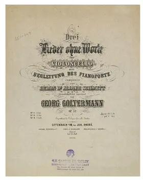 3 Romances sans paroles