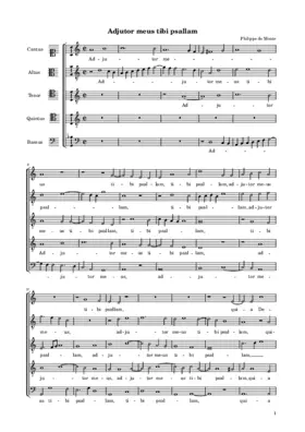 Adjutor meus tibi psallam