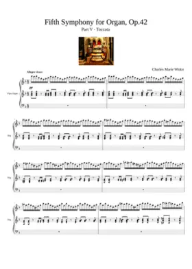 Organ Symphony No.5 Op.42 No.1